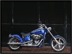 Niebieski, Harley Davidson Softail Rocker C
